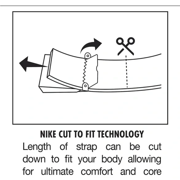 Nike Silver and Gray Web Belt - Picture 4 of 5